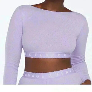 Savage Fenty Jersey Knit Crop Top 3X